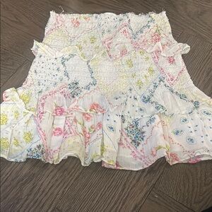 Floral Patchwork Skirt